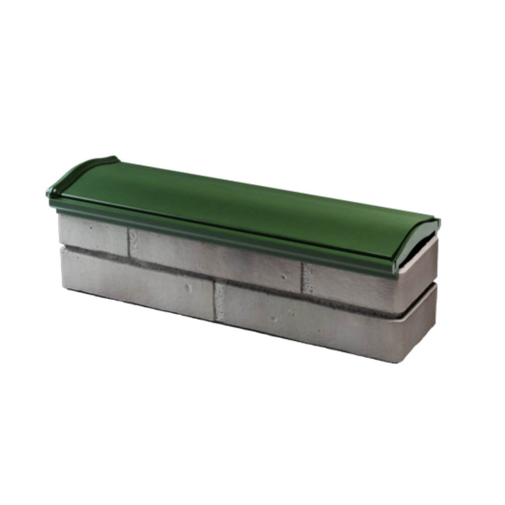 Парапет Zking Монблан Зеленый посадка на 0.5 кирпича (130мм)