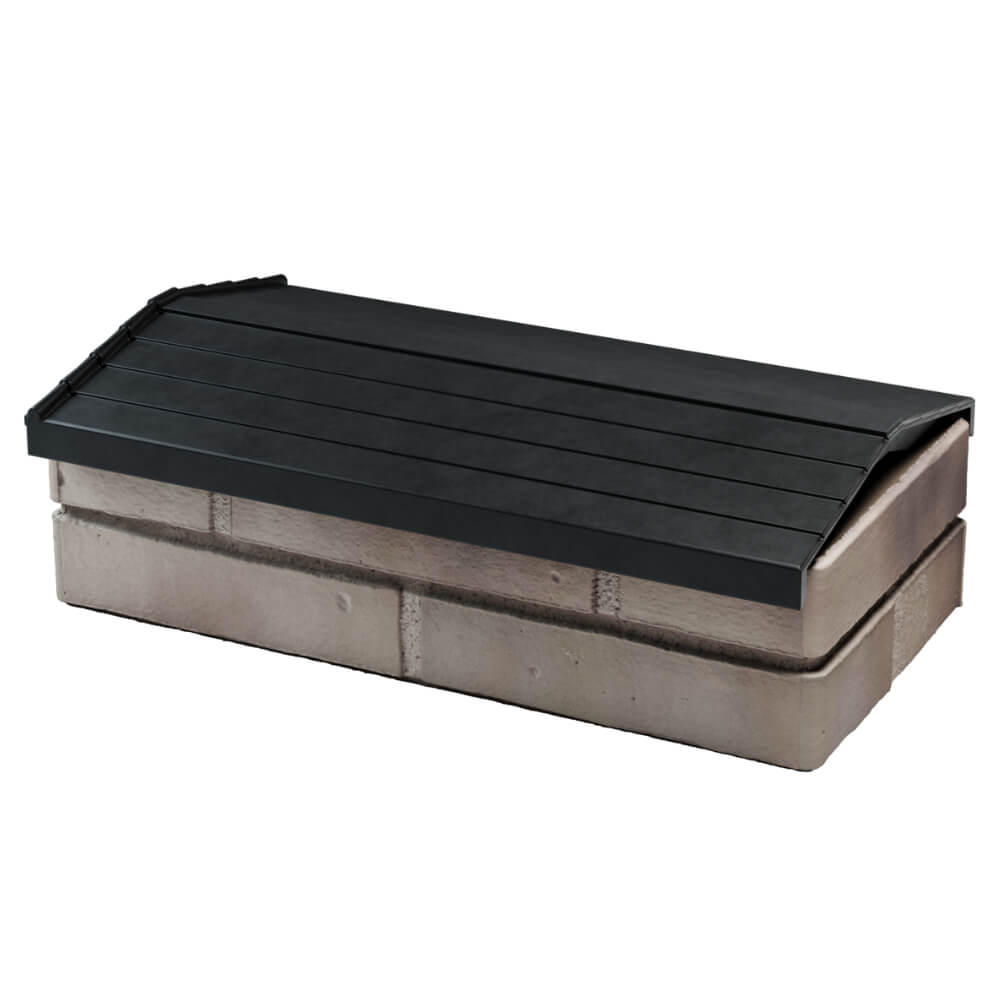 Парапет Zking Бона ХайТек Черный с посадкой на 1 кирпич (200/225/255мм)